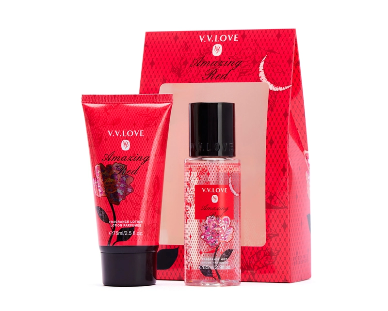 V.V.LOVE Amazing Red Bath & Body Gift Sets for Women, Shower Gift Sets ...